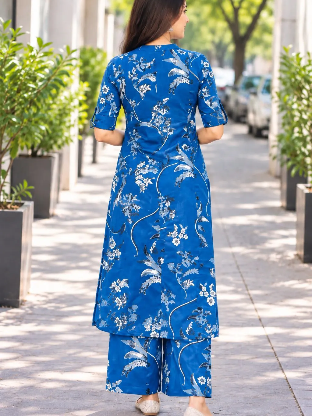 Women’s Floral Printed Kurta Pant Set
