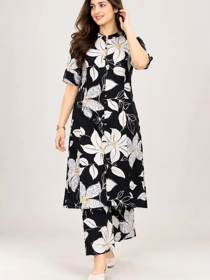 Women’s Floral Printed Kurta Pant Set