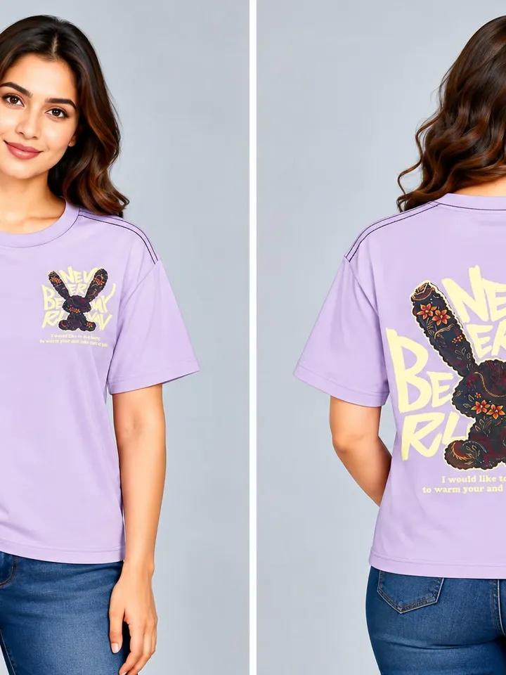 Women’s Graphic Printed Cotton T-Shirt