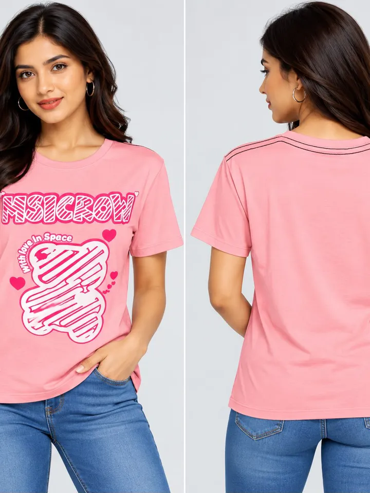 Women’s Graphic Printed Cotton T-Shirt